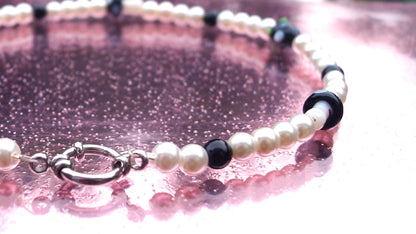 Black Shrooms & Berries Necklace