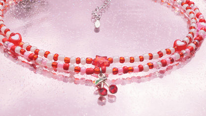 Cherry Pop 2 in 1 Necklace