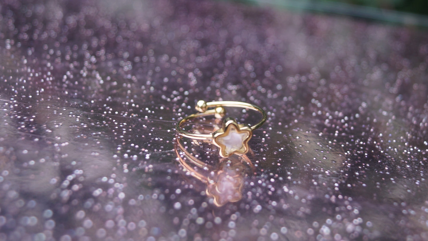 Shinning Star Gold Ring