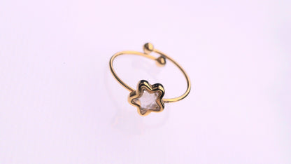 Shinning Star Gold Ring