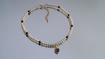 Black Heart Necklace