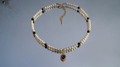 Black Heart Necklace