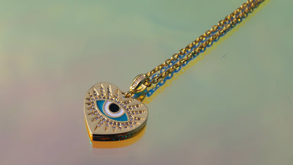 Gold All Seeing Eye Necklace