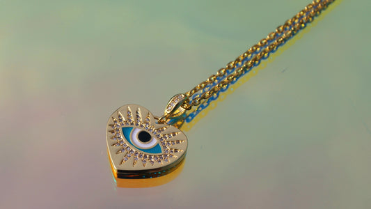 Gold All Seeing Eye Necklace