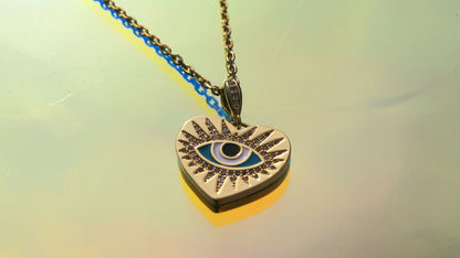 Gold All Seeing Eye Necklace