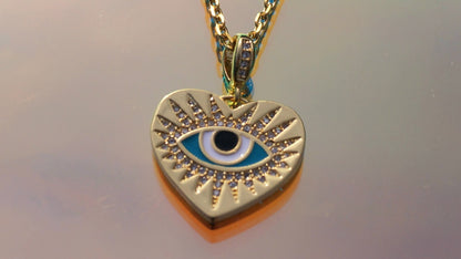 Gold All Seeing Eye Necklace