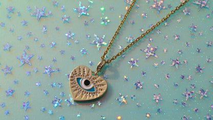 Gold All Seeing Eye Necklace