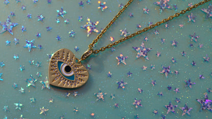 Gold All Seeing Eye Necklace